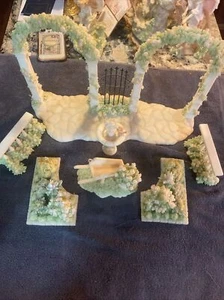 7 Pcs Seraphim Classics Angel - Garden of Angels Garden Gate by Roman #81829 - Picture 1 of 11