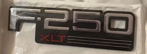 Front Fender Emblem F-250 XLT 1992-96 Ford Truck - Bild 1 von 1