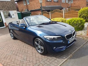 BMW 2 SERIES 2.0 220i SPORT AUTO CONVERTIBLE 63K MILEAGE WITH HISTORY 1 YEAR MOT - Picture 1 of 24
