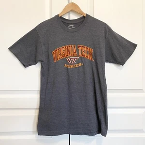 Virginia Tech VT Hokies Embroidered Logo Short Sleeve T-shirt Tee Mens M - Picture 1 of 7