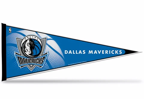 New NBA Dallas Mavericks Pennant Full Size 30"x12" Banner Flag Cover