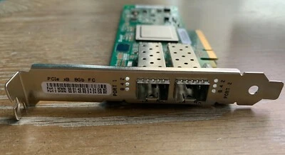 Adaptador QLOGIC / HP 2 puertos PCIe x8 Full Ht 8 Gb FC QLE2562-HP AJ764-63002 Foto 1 de 3