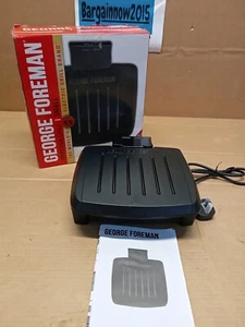 George Foreman 28300 Immersa Small Electric Grill, Black. J631. - Picture 1 of 7