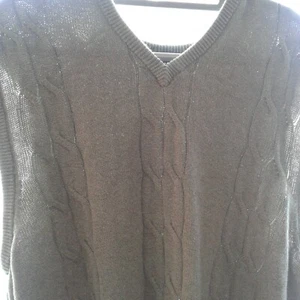 Mens Lyle and Scott Scotland 100% combed cotton in heather green vest xl - Picture 1 of 4