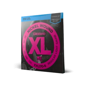 D'Addario EXL170-6 Nickel Wound 32-130, 6-Saiter Bass Set - Bild 1 von 6