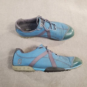 Footjoy M Project Max Feel Golf Shoes Mens 11.5 M Blue Spikeless Low Top 55239 - Picture 1 of 11
