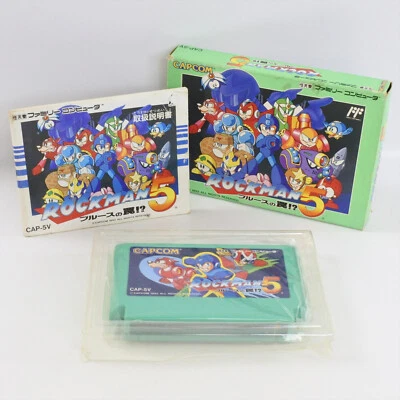 ROCKMAN 5 Megaman Famicom Nintendo 2775 fc - Image 1 of 4