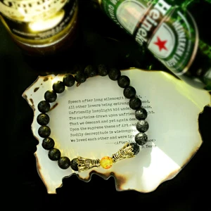 2023 New Natural Tiger Eye Stone Beads Leading Spacer Beads Turquoises Bracelet - Picture 1 of 21