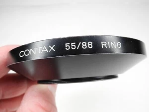 Contax 55/86 Ring 55mm To 86mm Camera Lens Adapter Step Up Ring Made In Japan - Picture 1 of 12