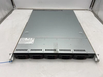 1U 10 SFF Bay Barebone Server Supermicro X10DRW-iT 2x HS 2x PSU 2x PCI-E RAIL - Image 1 of 4