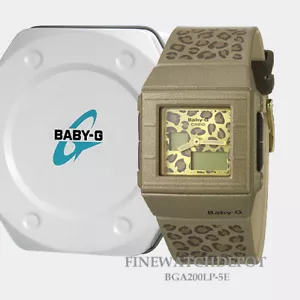 Authentic Casio Baby-G Leopard Prints Cubic Case Watch BGA200LP-5E - Picture 1 of 1