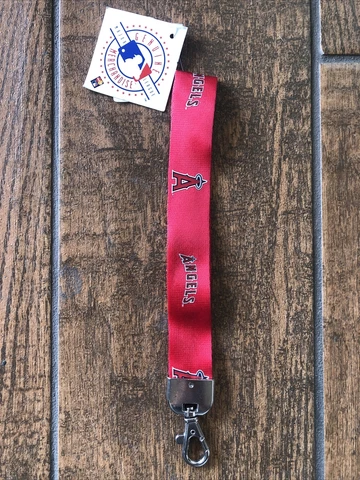 MLB Team Wristlet Lanyard Keychain-  Los Angels Angels Cover
