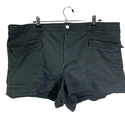 Pantalones Cortos Carga Old Navy Para Mujer Y2K Negros Talla 2X Tiro Medio Bolsillos Elásticos Cintura Foto 1 de 4