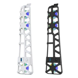 Temperature-Controlled Cooling Fan for PS 5 Pro W/ RGB Light USB3.0 System FR - Photo 1/13
