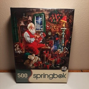 Puzzle Springbok 2022 nuovo sigillato NUOVO negozio di Babbo Natale 500 pezzi vacanze di Natale - Foto 1 di 7