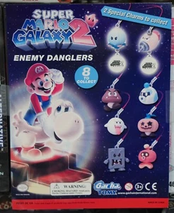 Gacha Tomy Super Mario Galaxy 2 Enemy Danglers Set de 8 - Imagen 1 de 1