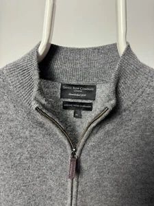 Savile Row Company men’s full zip merino wool cashmere sweater jumper XL p2p 22 - Picture 1 of 10