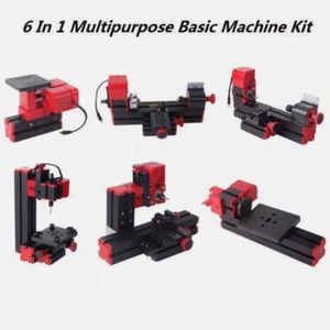 DIY Mini Wood Metal Motorized Lathe Machine Woodworking Turning Tool Kit - Picture 1 of 2