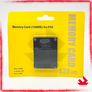 MEMORY CARD 128 MB NERA 💎 NUOVO SIGILLATO ⚡️ SONY PLAYSTATION 2 PS2 CONSOLE PAL - Zdjęcie 1 z 4