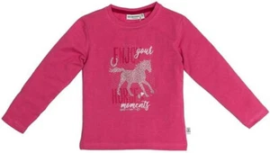 Salt and Pepper 99111800 camiseta manga larga camisa caballo potro caballos niña rosa - Imagen 1 de 3