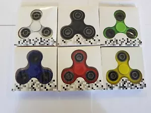 Tri-Spinner Figet Spinner Hand Finger Bar Pocket Fidget Focus Handmade Toy Game - Picture 1 of 11