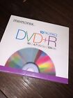 Memorex DVD + R Discs, 4.7GB, 16x, w/Slim Jewel Cases, Silver, 10/Pack 10 CDs in