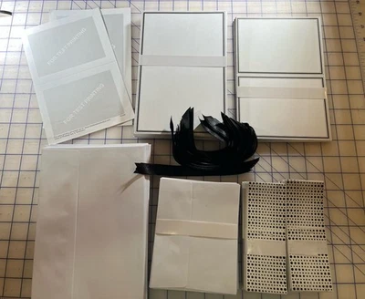 Invitaciones Imprimibles Boda Club Boda 98 Blanco con Borde Negro Foto 1 de 3