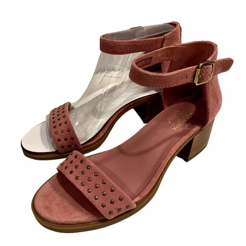 NUOVO sandalo Koolaburra by Ugg rosa Bellen borchie alla caviglia scamosciate morbide 7