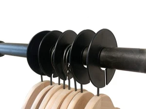 50 PCS Black Round Clothing Size Dividers, Blank, Racks, Closet Organization - Picture 1 of 6