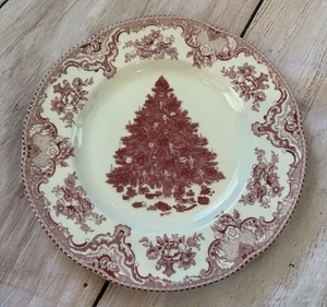 Johnson Brothers Old Britain Castles Rosa Weihnachten 10,5" Essteller - Bild 1 von 3