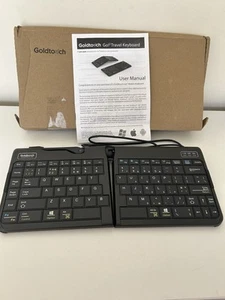 Foldable Portable Keyboard Goldtouch Go!2 Wired Ergonomic UK Layout PC and Mac - Picture 1 of 5