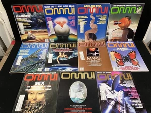 OMNI MAGAZINE, 1990, LOT OF 11 - Picture 1 of 15