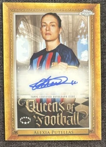 Alexia Putellas 2022-23 Topps Chrome UEFA Queens of Football Auto Barcelona - Picture 1 of 2