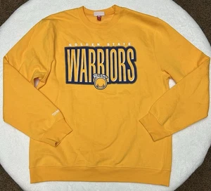 Sudadera Mitchell And Ness Vintage Golden State Warriors Amarilla NBA- 2XL - Imagen 1 de 13