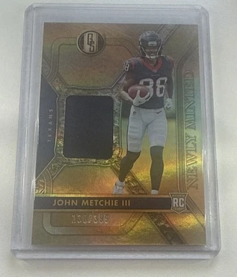 2022 Gold Standard - Newly Minted Memorabilia John Metchie III RC /399 - Image 1 of 2