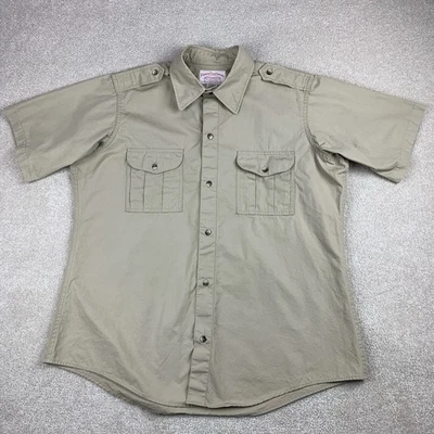 VTG Filson Safari Shirt Mens Size 46 Style 54 Tan Outdoor Workwear USA Made - Image 1 of 4