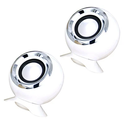  2 Pcs Altoparlanti Portatili Casse Altoparlante Alla Moda Speaker Dell'ufficio - Immagine 1 di 4