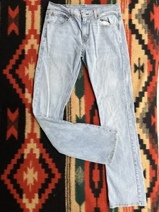 Levis 527 Jeans Herren 31x34 Blau Denim Low Boot Cut Leg Rancher Rodeo Cowboy - Bild 1 von 15