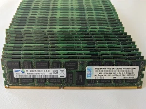 104GB 26x4GB PC3-8500 SAMSUNG M393B5173FH0-CF8 DDR3 IBM 46C7448 SERVER RDIMM KIT - Picture 1 of 4