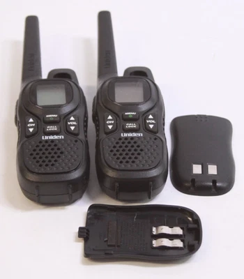 2 Uniden GMR2638-2CK Black Handheld Two-Way Radio Walkie Talkie NO Charging Dock - Image 1 of 2