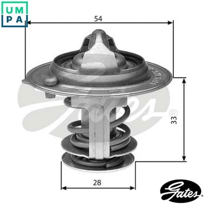 THERMOSTAT COOLANT TH29888G1 FOR HYUNDAI ix35/SUV MATRIX SONATA/VII i40/CW 1.8L - Image 1 of 4