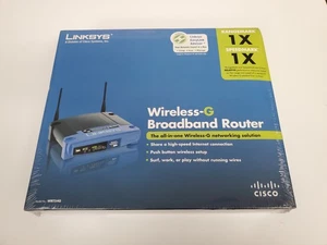 Router Linksys WRT54G v8 NUEVO Sellado Cisco Wireless-G Retro Vintage 2.4GHz 54Mbps - Imagen 1 de 9