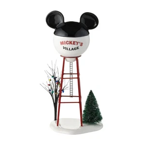 Disney Village Mickey Water Tower Accessory Figurine, 11.875 inch - Bild 1 von 5