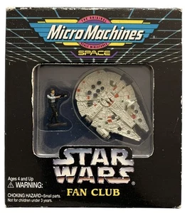 Star Wars Fan Club Micro Machines Han Solo Millennium Falcon Exclusive - Picture 1 of 2