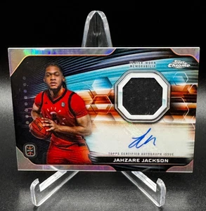 Camiseta deportiva 2023-24 Topps cromada OTE #RJA-JJ Jahzare Jackson refractor automática - Imagen 1 de 2