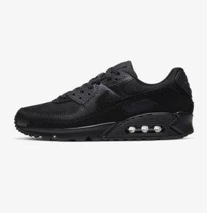 Authentischer Nike Air Max 90 Leder® (Herren UK Größe 12 EUR 47,5) dreifach schwarz - Bild 1 von 7