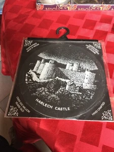 Harlech Castle Picture On Slate Which Is 500 Million Years Old - Picture 1 of 3