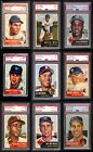1953 Topps Baseball All-PSA Near Complete Set / Lot 6 - EX/MT (254 / 274 cards)