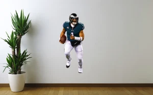 Jalen Hurts Wall Decal Philadelphia Eagles Sticker Wall Decor Removable Cling - Picture 1 of 1