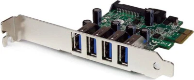 StarTech Adattatore scheda controller PCI Express PCIe SuperSpeed USB PEXUSB3S4V - Immagine 1 di 4